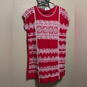 Savanna Jane Red and White Mini Dress